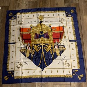 Hermès Vintage Scarf Vue du Carosse